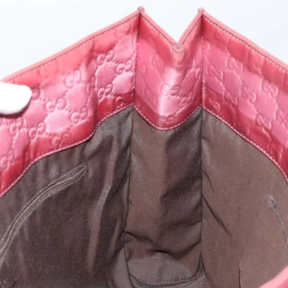 Gucci GG Canvas Tote Bag Nylon Pink